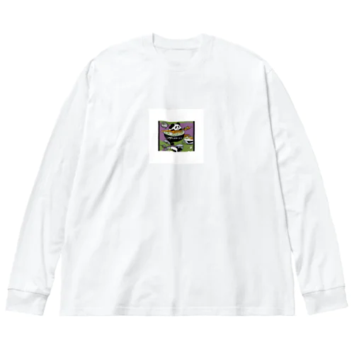 かわいい動物シリーズ　パンダ Big Long Sleeve T-Shirt