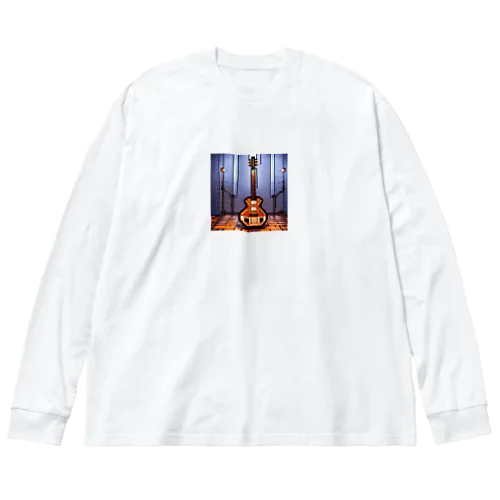 ドット絵のペダルスチールギター Big Long Sleeve T-Shirt