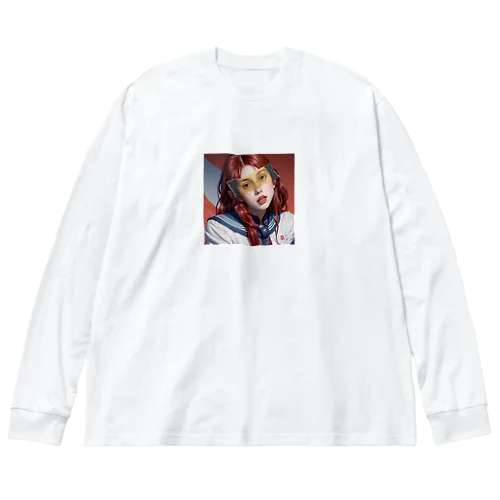 憧れてます。モナリザ Big Long Sleeve T-Shirt