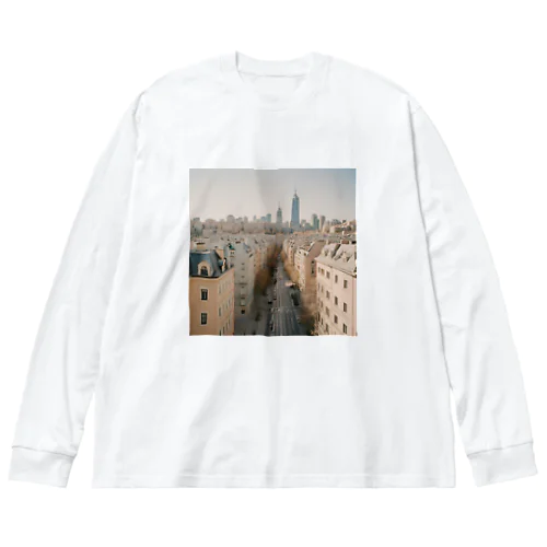 綺麗なビル街のアイテムグッズ Big Long Sleeve T-Shirt