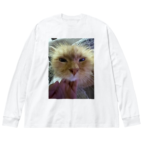 可愛い猫 Big Long Sleeve T-Shirt