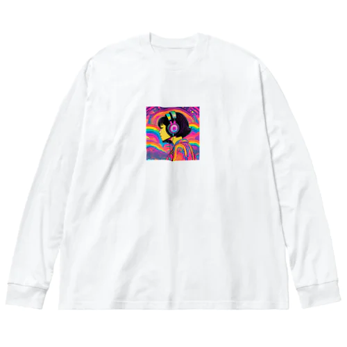 サイケデリックショートボブ Big Long Sleeve T-Shirt