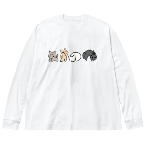 ニャニャニャニャ！ Big Long Sleeve T-Shirt