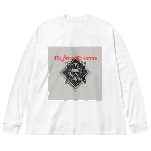 No fear No limits ビッグシルエットロングスリーブTシャツ