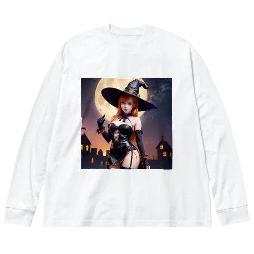 ハロウィン美女 Big Long Sleeve T-Shirt