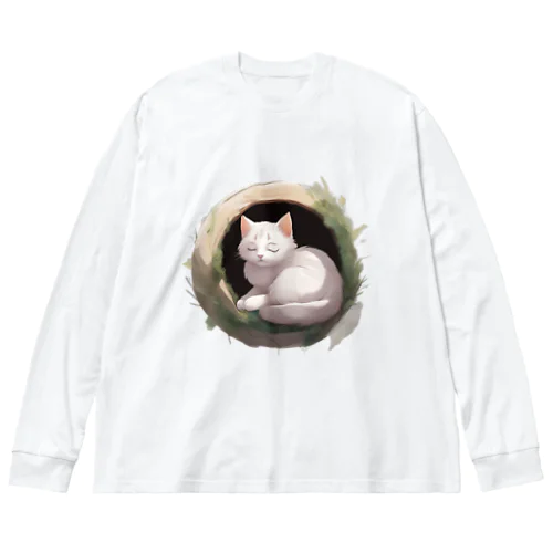 猫リース Big Long Sleeve T-Shirt