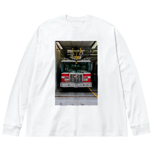 消防車 Big Long Sleeve T-Shirt