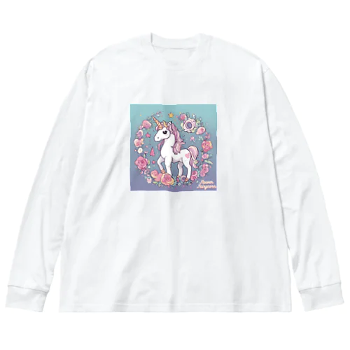 Flower Fairycorn (フラワーフェアリコーン) ビッグシルエットロングスリーブTシャツ