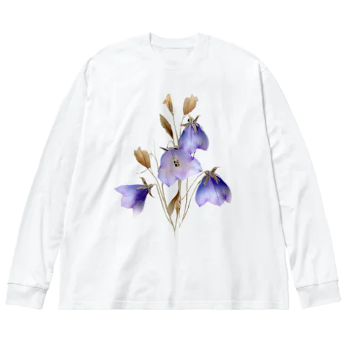 キキョウ Chinese bellflower Big Long Sleeve T-Shirt