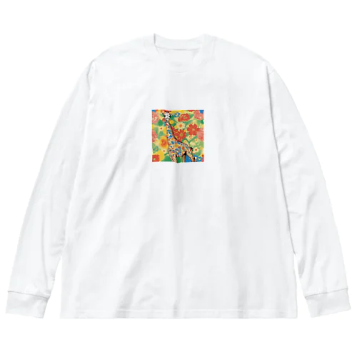 美しくキリン Big Long Sleeve T-Shirt