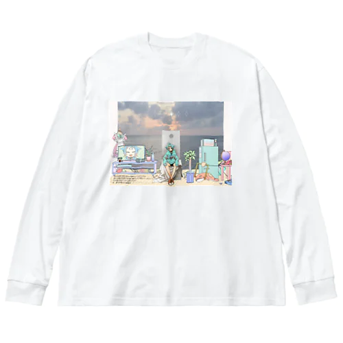 うにがわ Big Long Sleeve T-Shirt