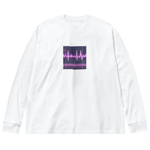 かっこいい心電図波形 Big Long Sleeve T-Shirt