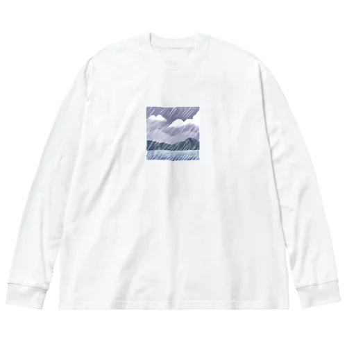 雨好きの方へ Big Long Sleeve T-Shirt