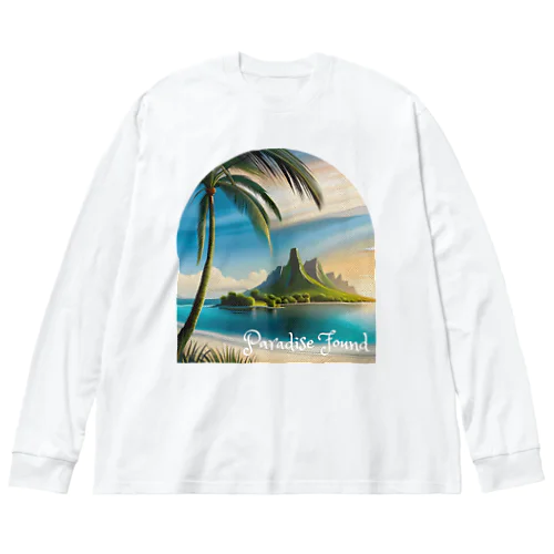 楽園 Big Long Sleeve T-Shirt