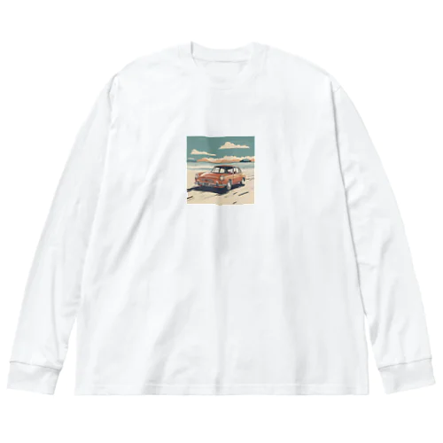 波の音とともに走る、究極のビーチカー Big Long Sleeve T-Shirt