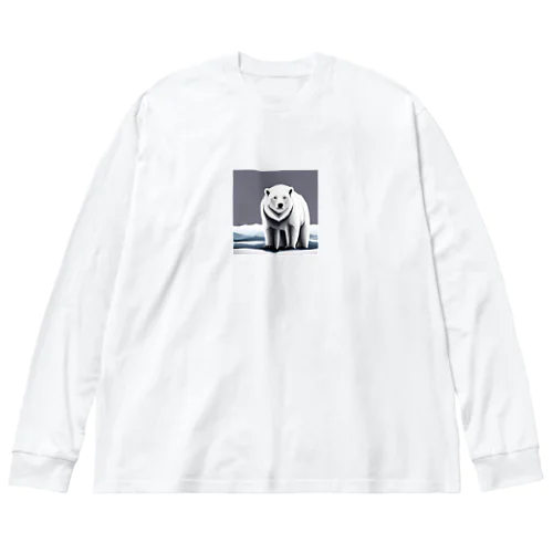 イラスト　しろくま Big Long Sleeve T-Shirt