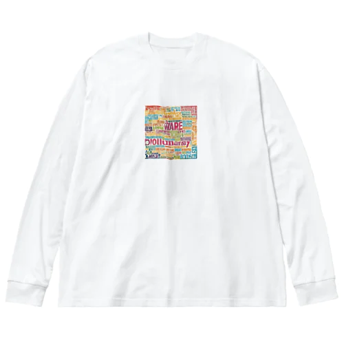 ポジティブワード ビッグシルエットロングスリーブTシャツ