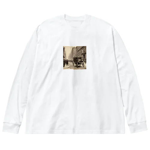 外国 Big Long Sleeve T-Shirt