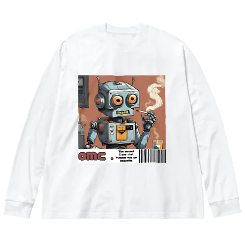 一服ロボくん Big Long Sleeve T-Shirt