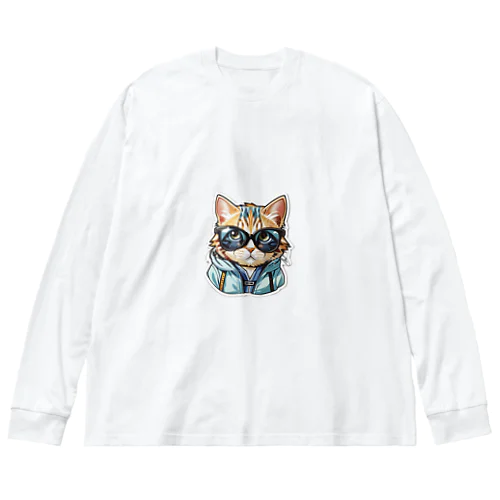 サングラス猫2 Big Long Sleeve T-Shirt