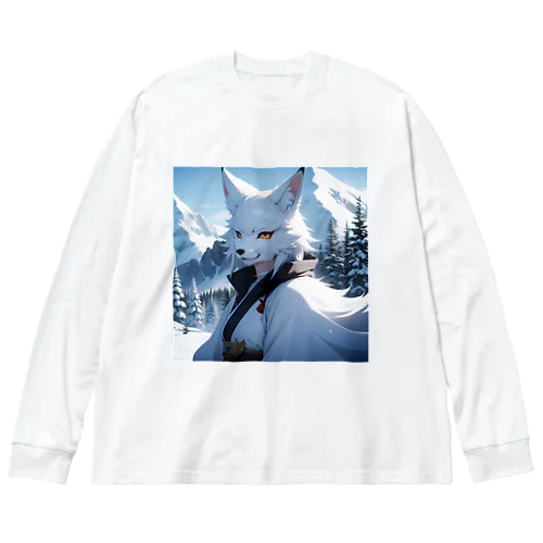 白狐娘 Big Long Sleeve T-Shirt