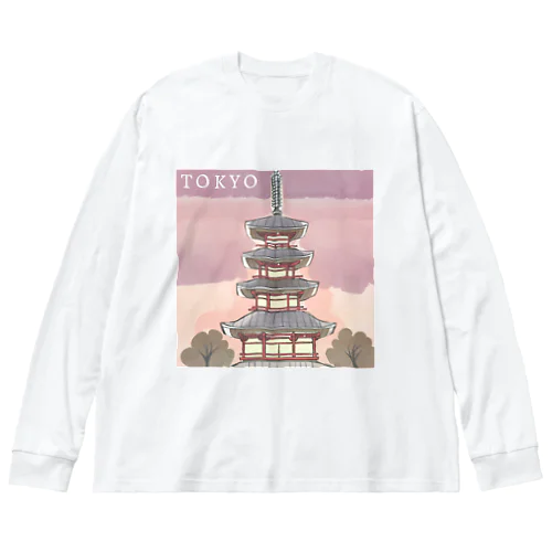 東京_03 ビッグシルエットロングスリーブTシャツ