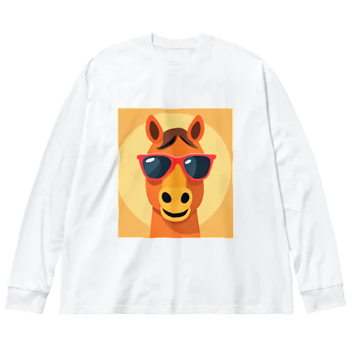 サングラスとヒヒー君・セカンド Big Long Sleeve T-Shirt