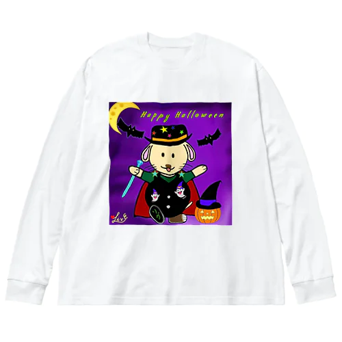 ハロウィンリブ ビッグシルエットロングスリーブTシャツ