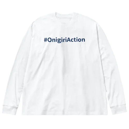 #OnigiriAction  Tシャツ ビッグシルエットロングスリーブTシャツ