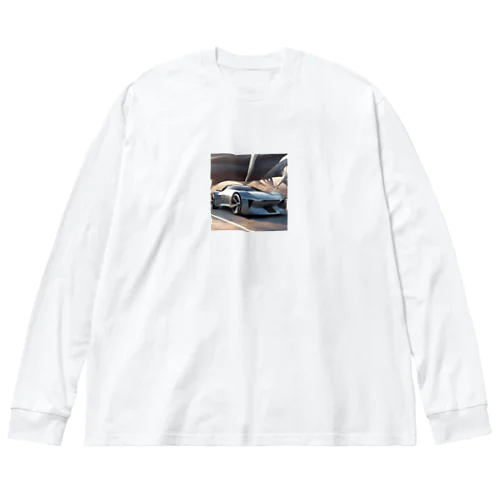 未来の車に乗りたいかい Big Long Sleeve T-Shirt