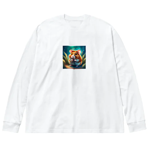 ハムスターのイラストグッズ Big Long Sleeve T-Shirt