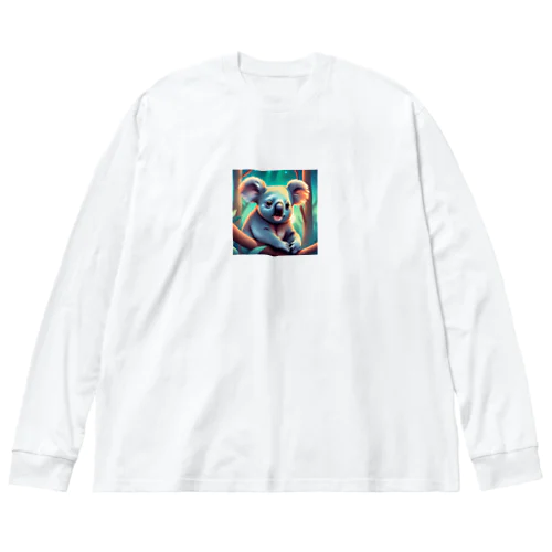 コアラのイラストグッズ Big Long Sleeve T-Shirt