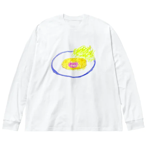 おいしいトンカツだよー！ ビッグシルエットロングスリーブTシャツ