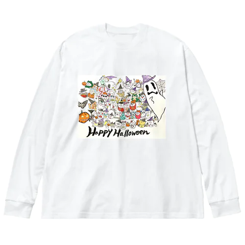 ハッピーハロウィン byハニーズ ビッグシルエットロングスリーブTシャツ