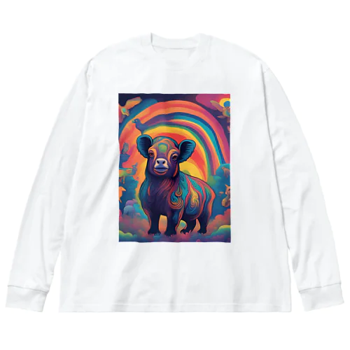 幻想的な豚 Big Long Sleeve T-Shirt