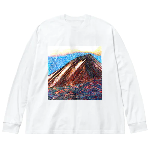 山 ビッグシルエットロングスリーブTシャツ