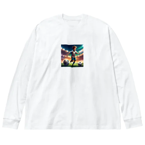 サッカー小僧 Big Long Sleeve T-Shirt