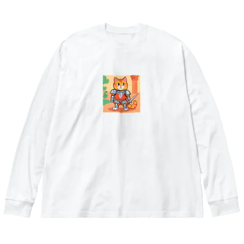 勇者猫 Big Long Sleeve T-Shirt