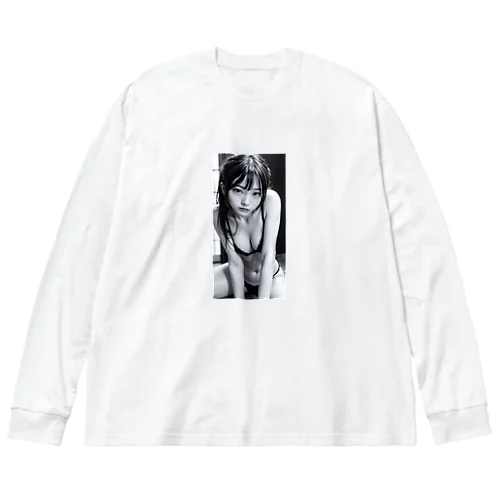 見つめる可憐 Big Long Sleeve T-Shirt