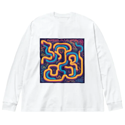 迷路 Big Long Sleeve T-Shirt