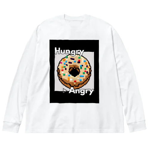 【ドーナツ】hAngry ビッグシルエットロングスリーブTシャツ