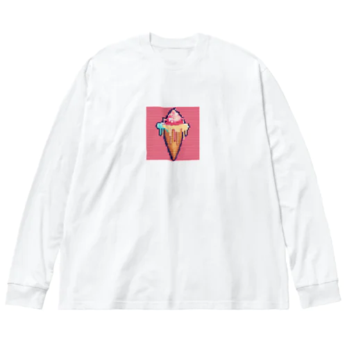 メルトするソフトクリーム Big Long Sleeve T-Shirt