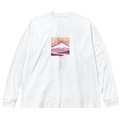 まうんとふじ Big Long Sleeve T-Shirt