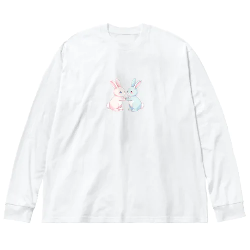 ゆるふわうさぎ ビッグシルエットロングスリーブTシャツ