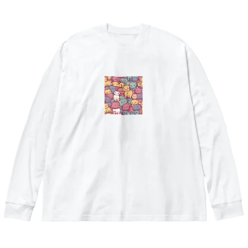 みしゅねこ Big Long Sleeve T-Shirt