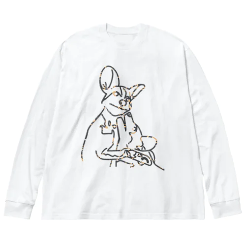 リカオン Big Long Sleeve T-Shirt