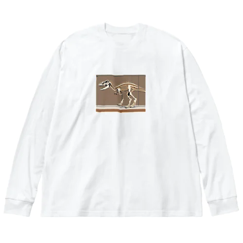 恐竜㉕ ビッグシルエットロングスリーブTシャツ