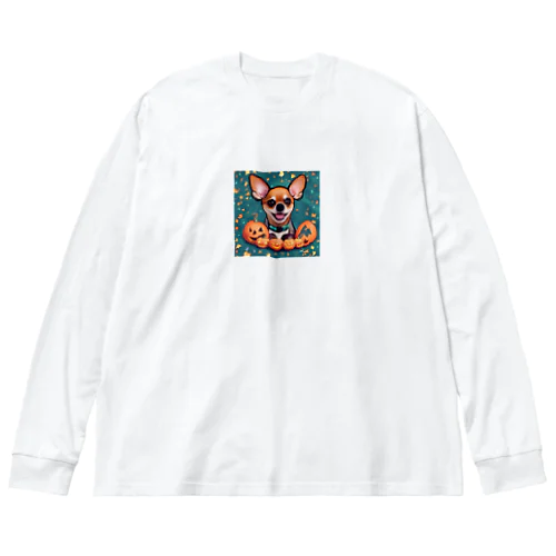 仮装の魔法✨ハロウィンの主役はチワワ Big Long Sleeve T-Shirt