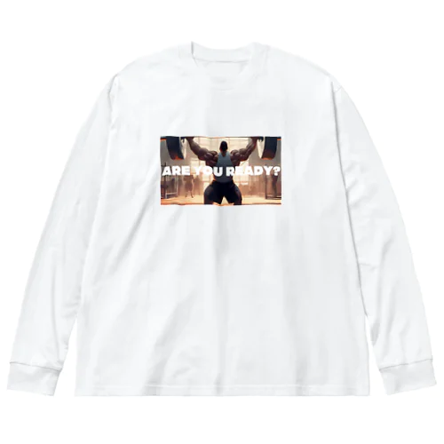 マッチョになる覚悟はできているか？ Big Long Sleeve T-Shirt