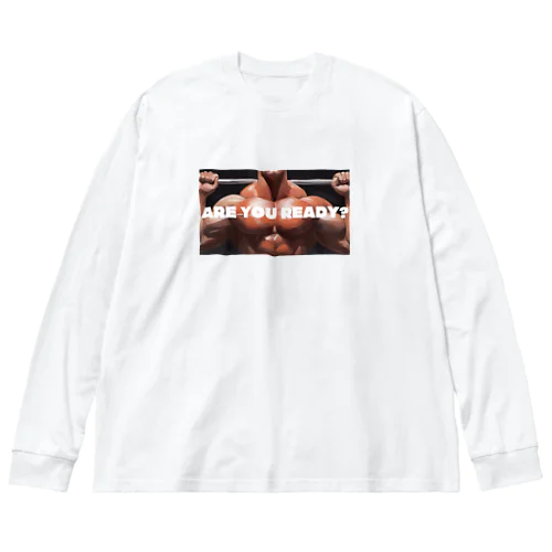 マッチョになる覚悟はできているか？ Big Long Sleeve T-Shirt